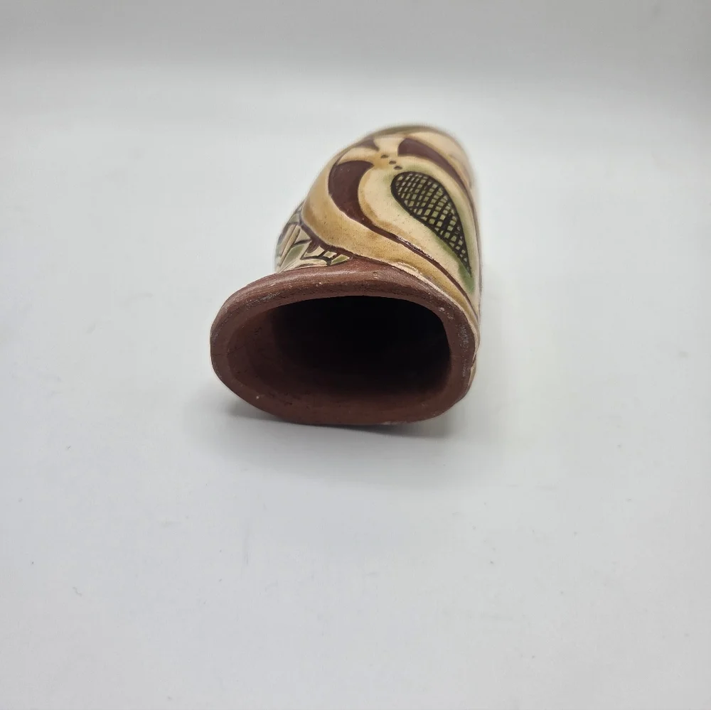 Handcrafted Bulgaruan Brown Owl Terra Cotta  Figurine - Picture 5 of 7